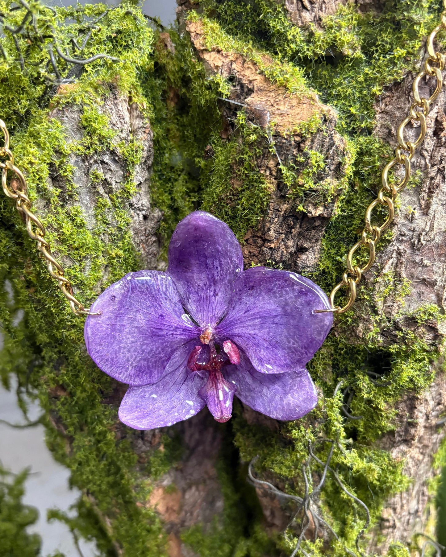 Collier Orchidée Amélïa