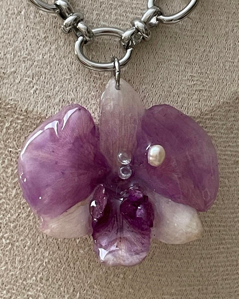 Collier Orchidée Lïa