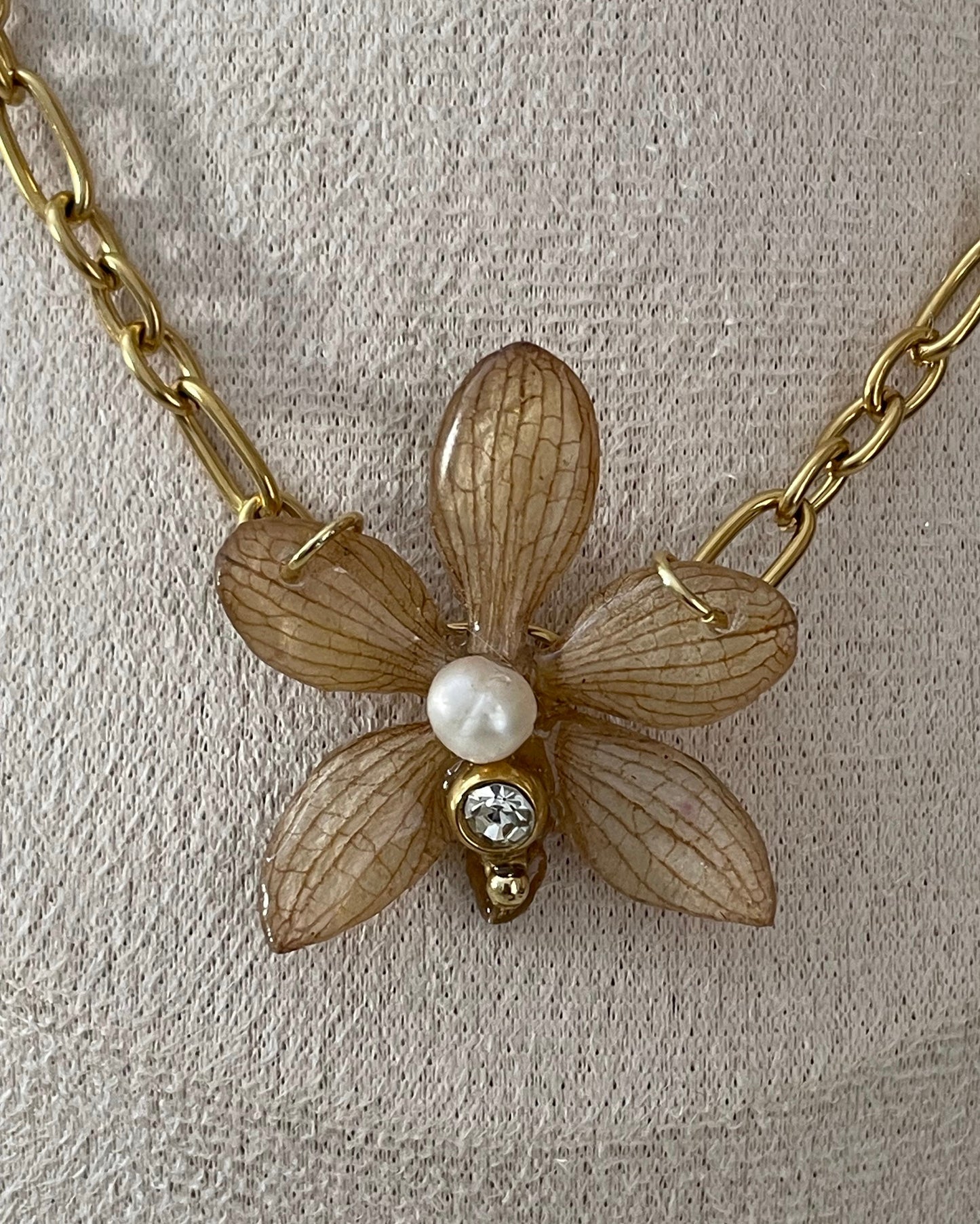 Collier Orchidée Isïa
