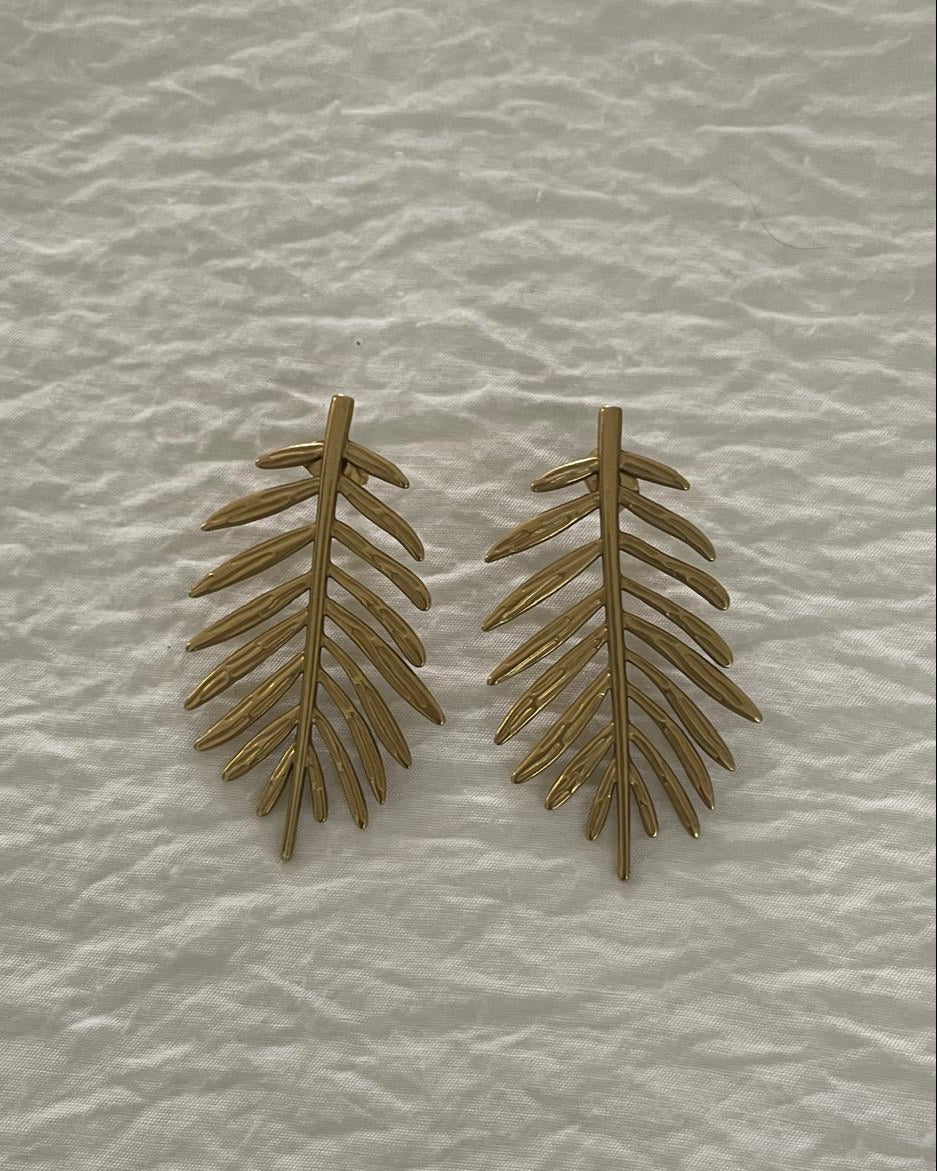 Boucles d'oreilles Palmeïa