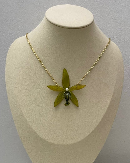 Collier Orchidée Lïana