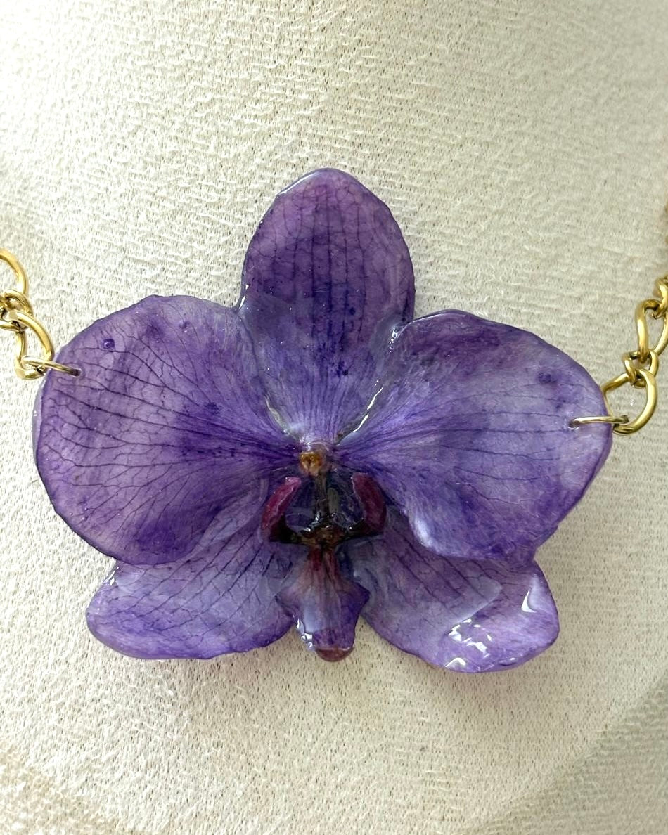 Collier Orchidée Amélïa