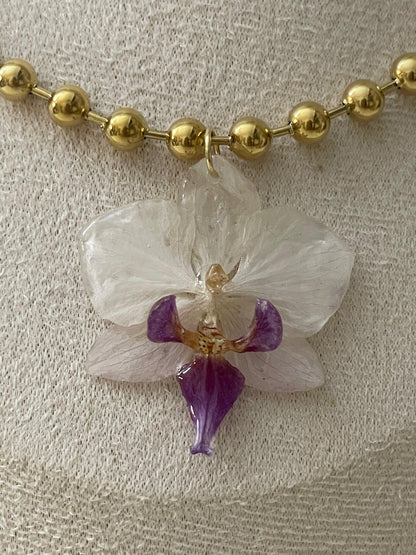 Collier Orchidée Zélïa