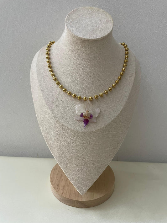 Collier Orchidée Zélïa