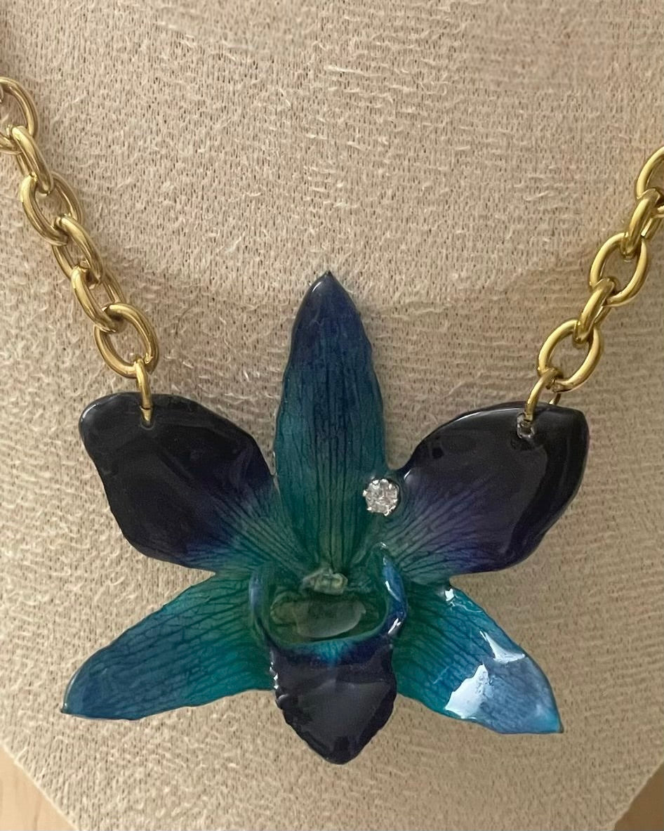 Collier Orchidée Azélïa