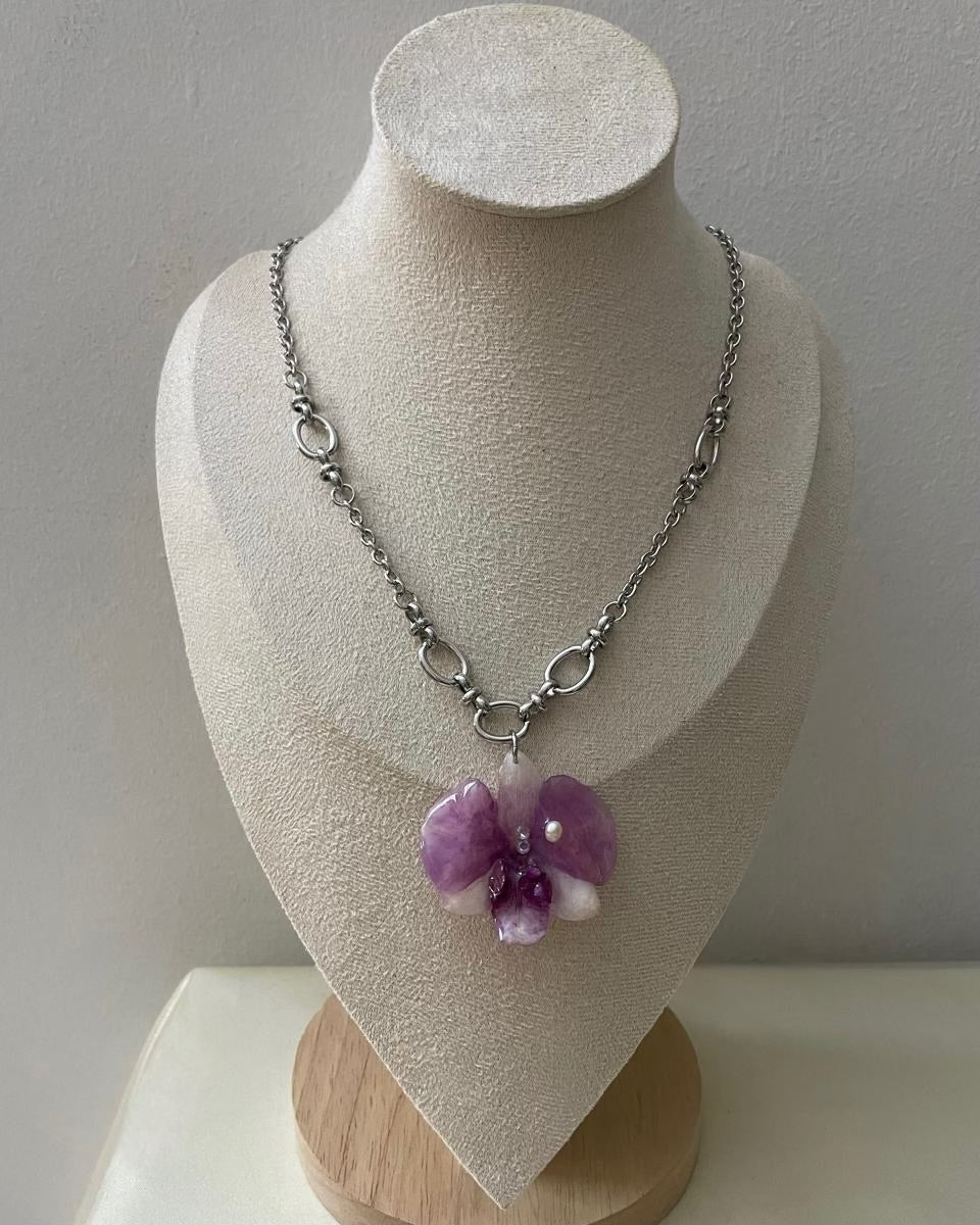 Collier Orchidée Lïa