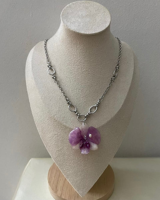 Collier Orchidée Lïa