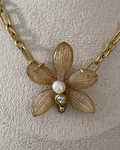 Collier Orchidée Isïa