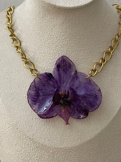 Collier Orchidée Léïa