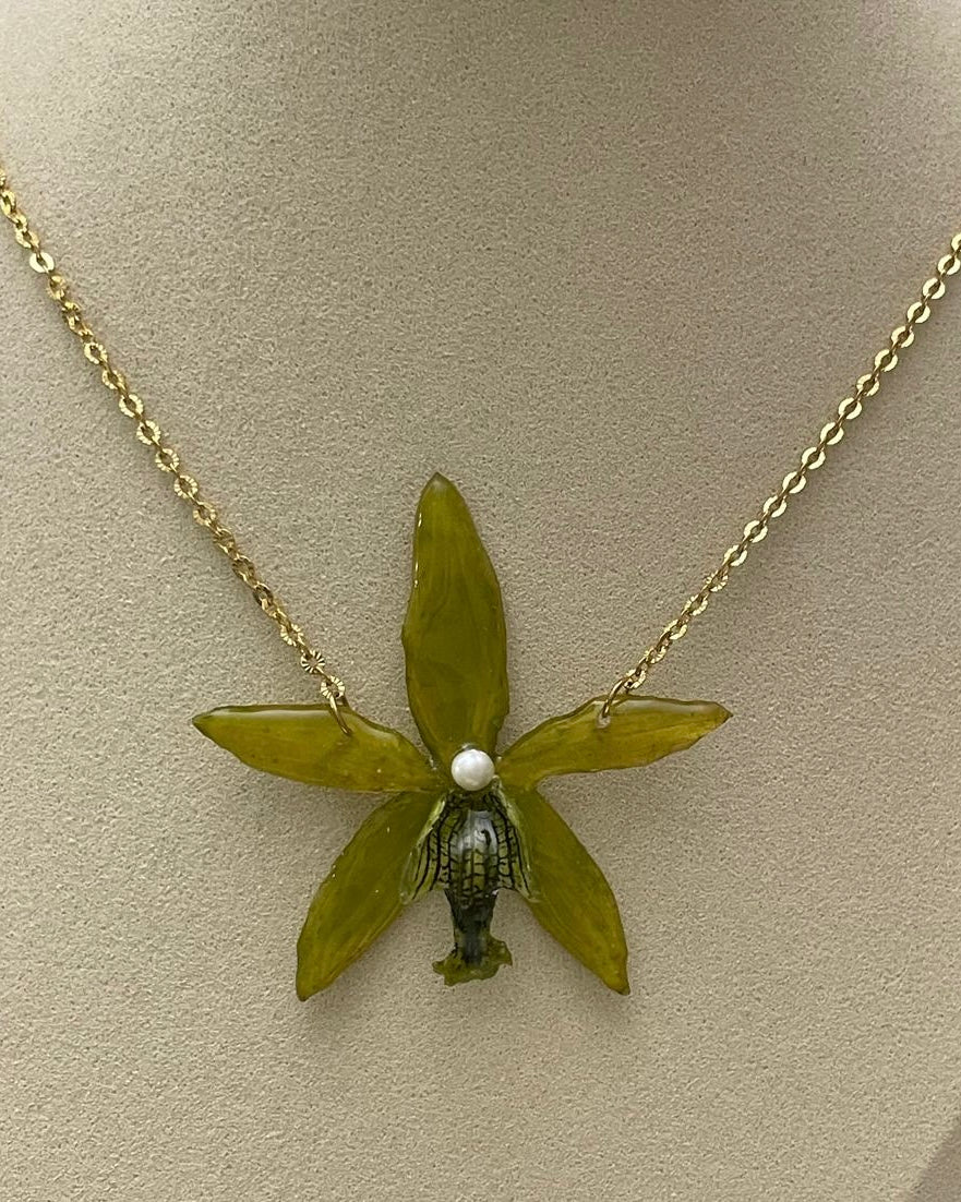 Collier Orchidée Lïana