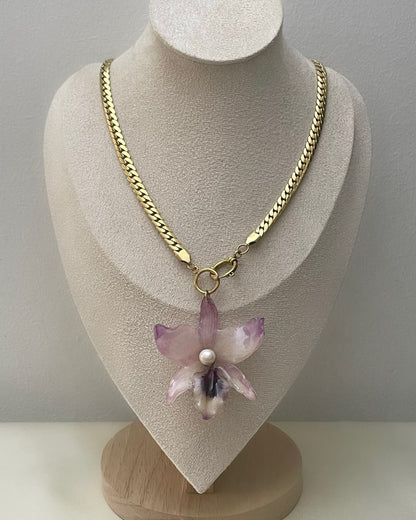 Collier Orchidée Samïa