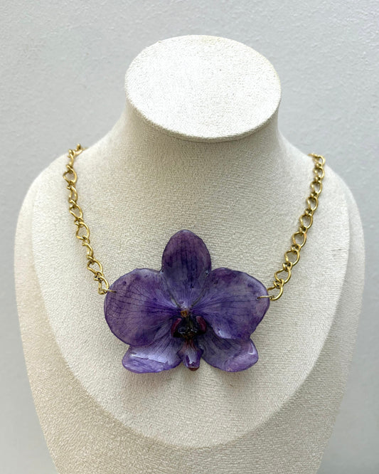 Collier Orchidée Amélïa