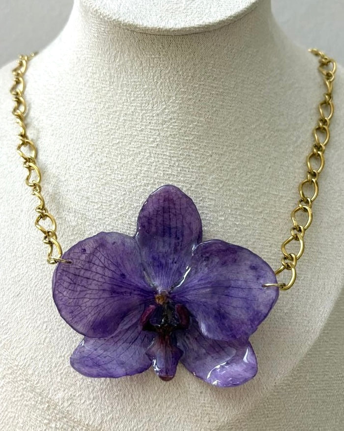 Collier Orchidée Amélïa